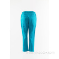 Ladies Aqua cotton trousers